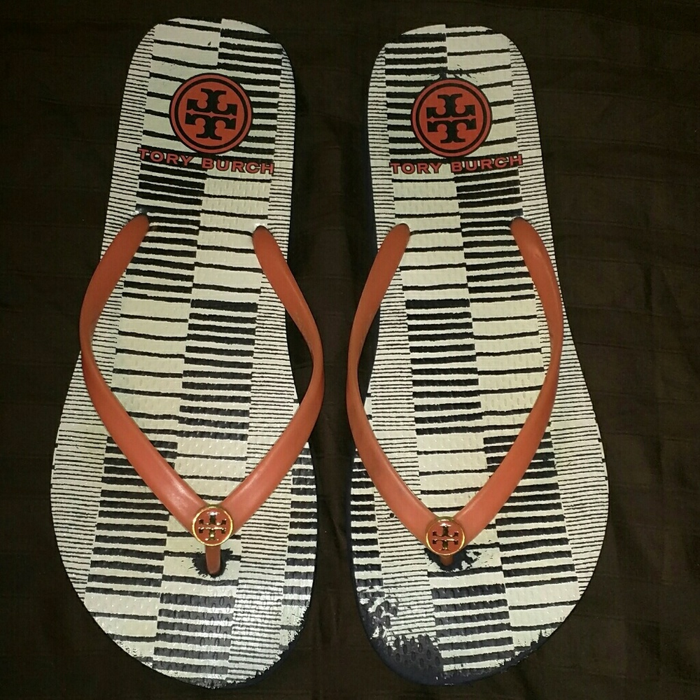 Authentic Tory Burch flip flops